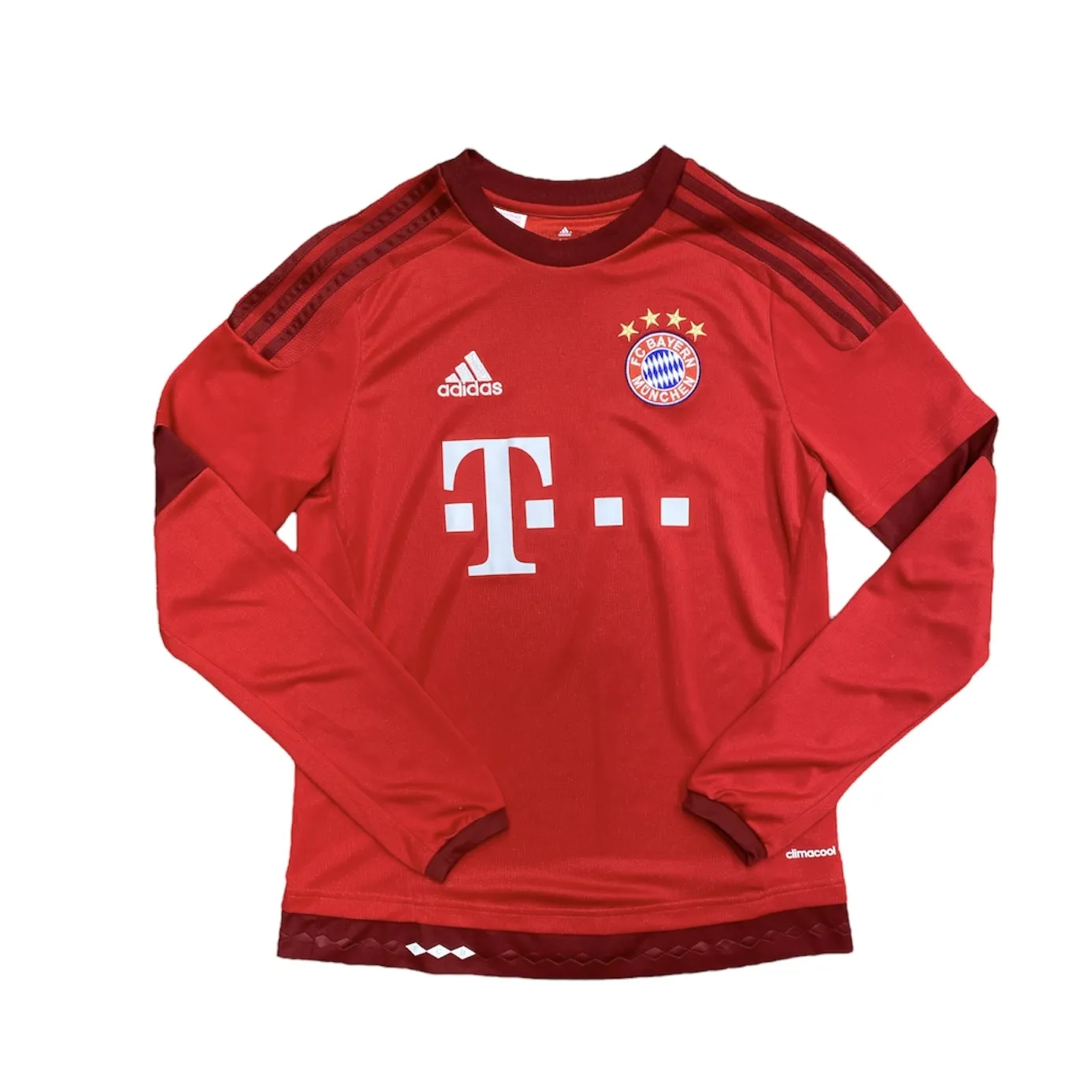 Adidas Bayern Munchen 2015/2016 Long Sleeve Home Football Jersey (Youth)