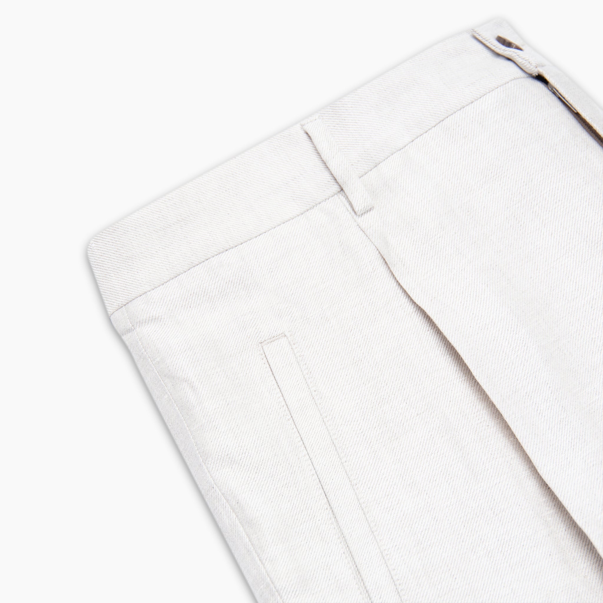 Alain Ceremony Pleated Chino Pants Twill Linen