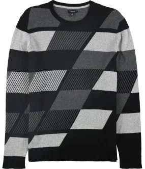 Alfani Mens Abstract Color Block Pullover Sweater