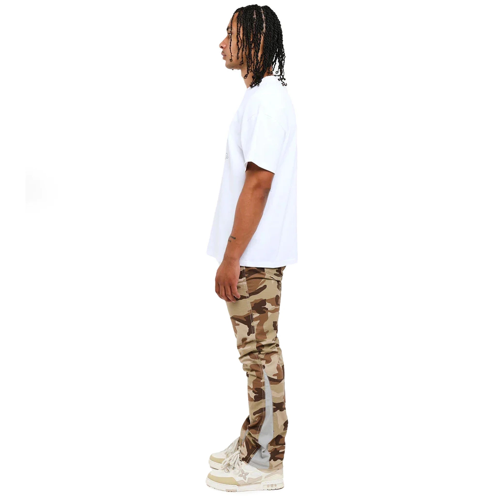 Amicci Baggio Flare Cargo Pants Camo