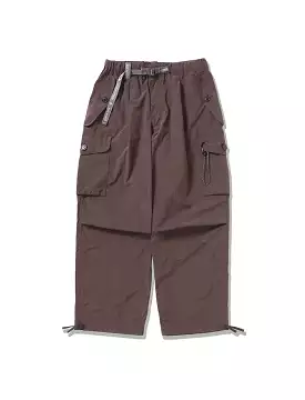 And Wander Oversized Cargo Pants Brown