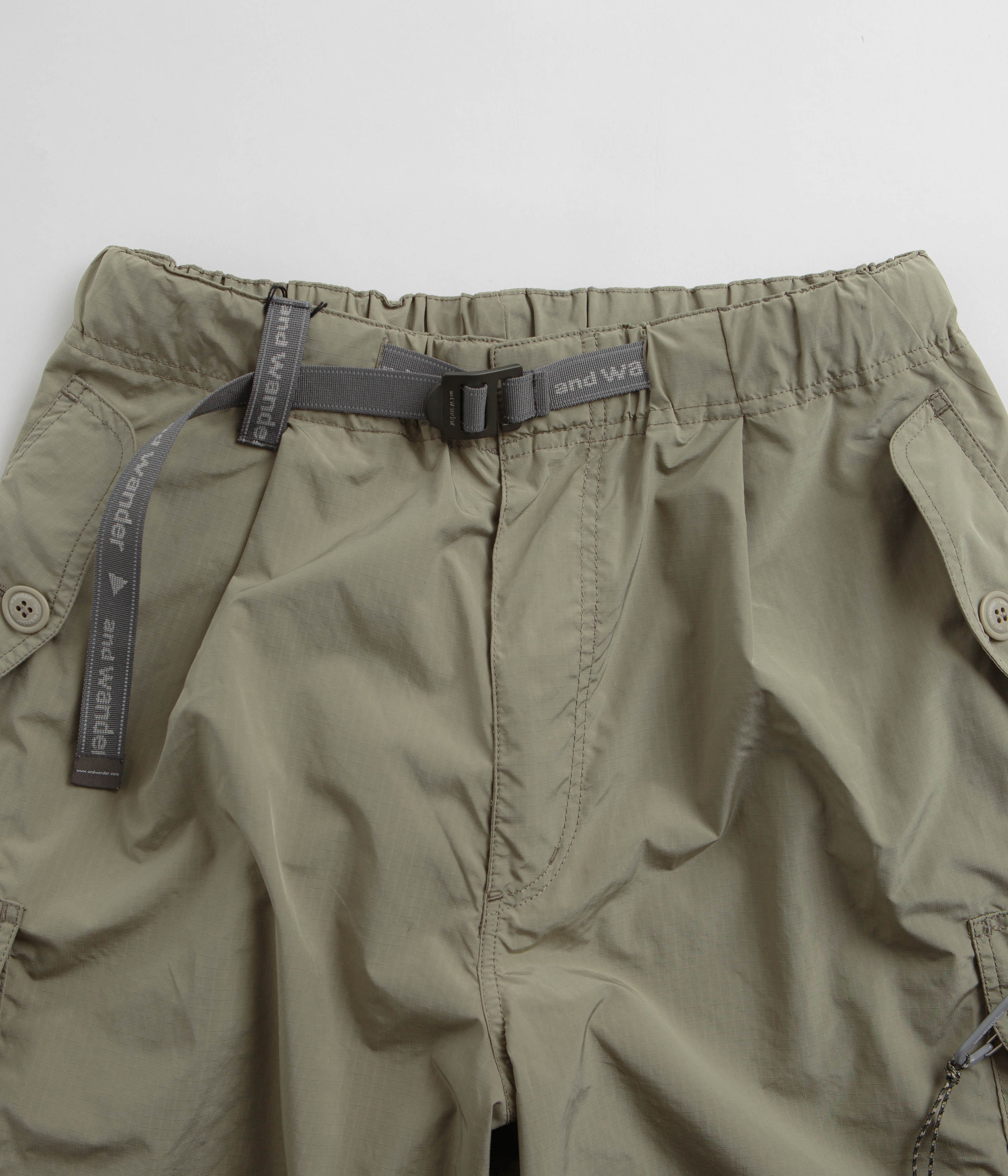 and wander Oversized Cargo Pants - Light Beige