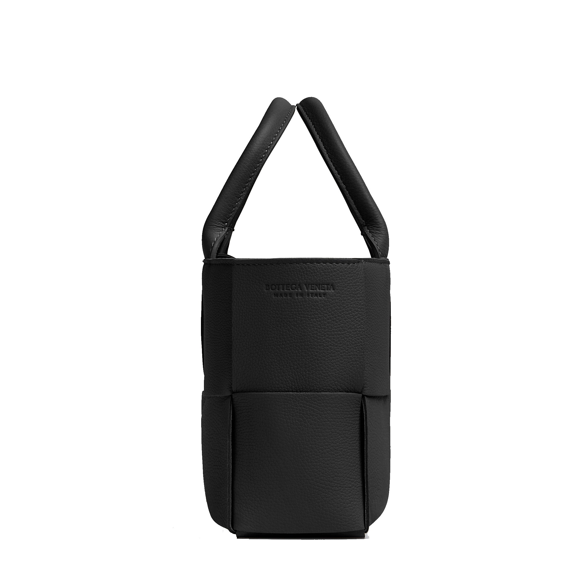 Arco Mini Tote Grained, Black/Gold