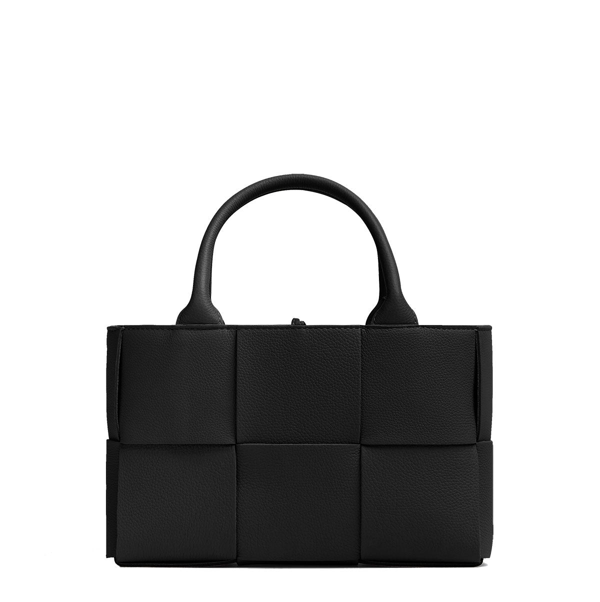 Arco Mini Tote Grained, Black/Gold