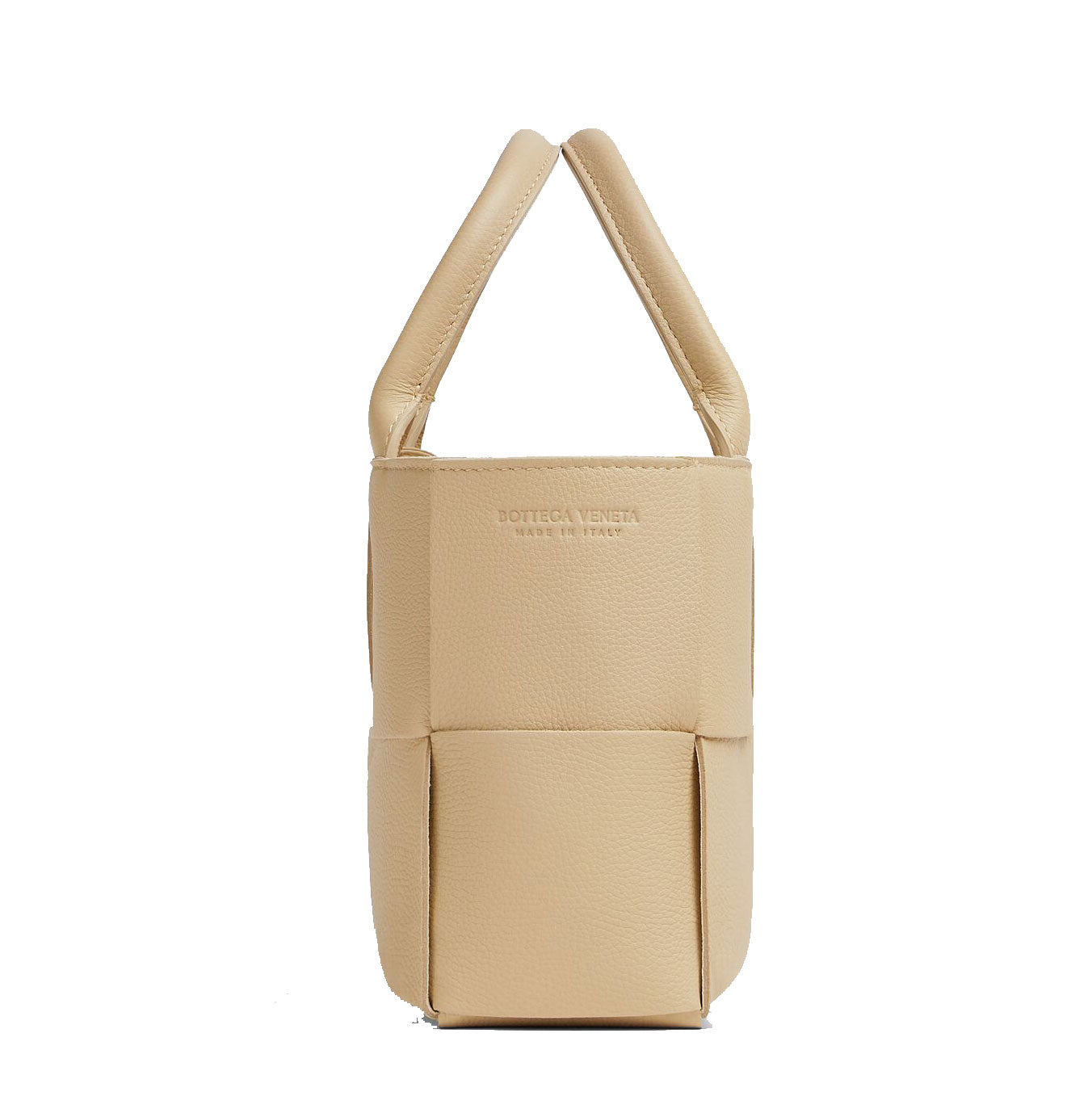 Arco Mini Tote Grained, Porridge/Gold