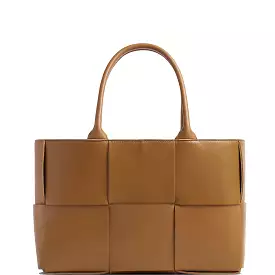 Arco Tote Small, Camel/Gold