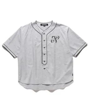 Baseball Shirt SS Grey