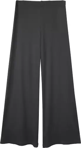 Black Rib Pant