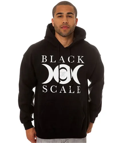 Black Scale Mens The Lunarology Pullover Hoodie Sweatshirt, TW2