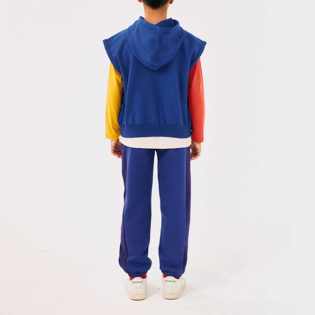 BOBO CHOSES Colour-Block Logo Track Pants - Blue