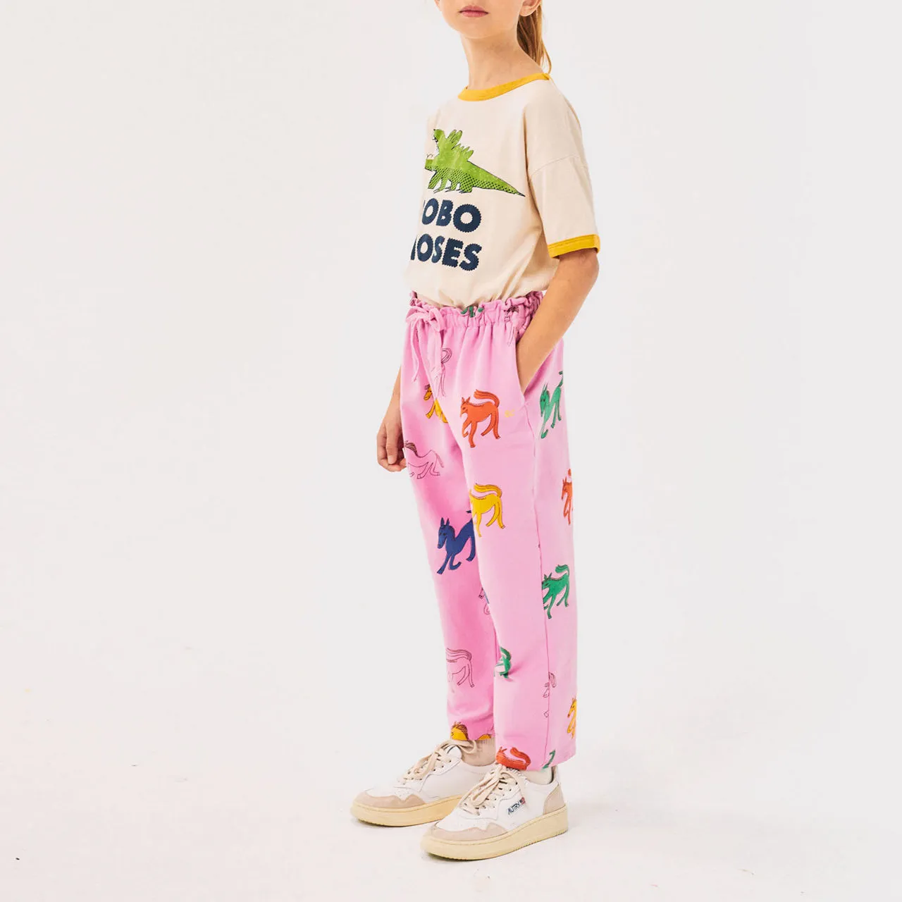 BOBO CHOSES Wonder Horse Track Pants - Pink