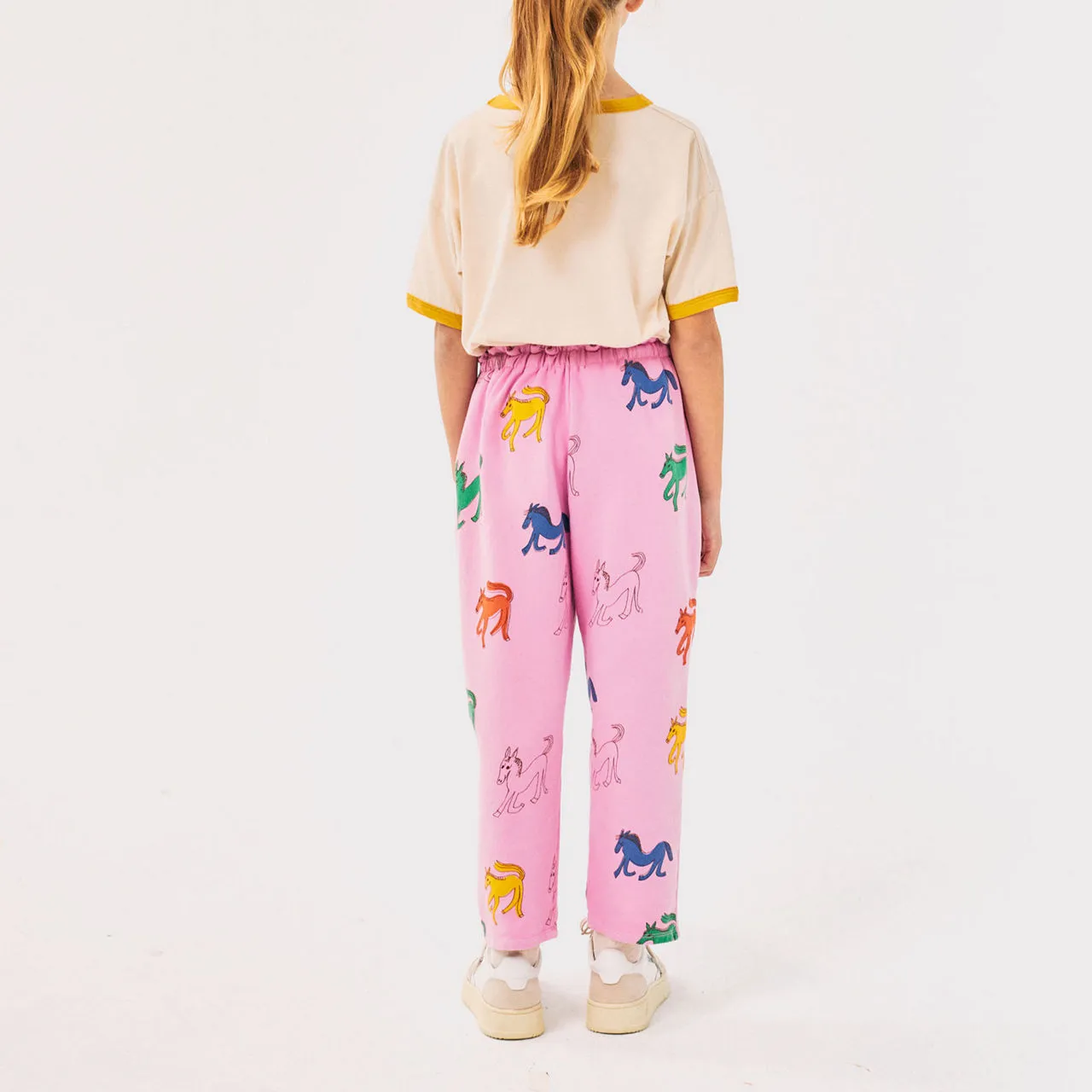 BOBO CHOSES Wonder Horse Track Pants - Pink