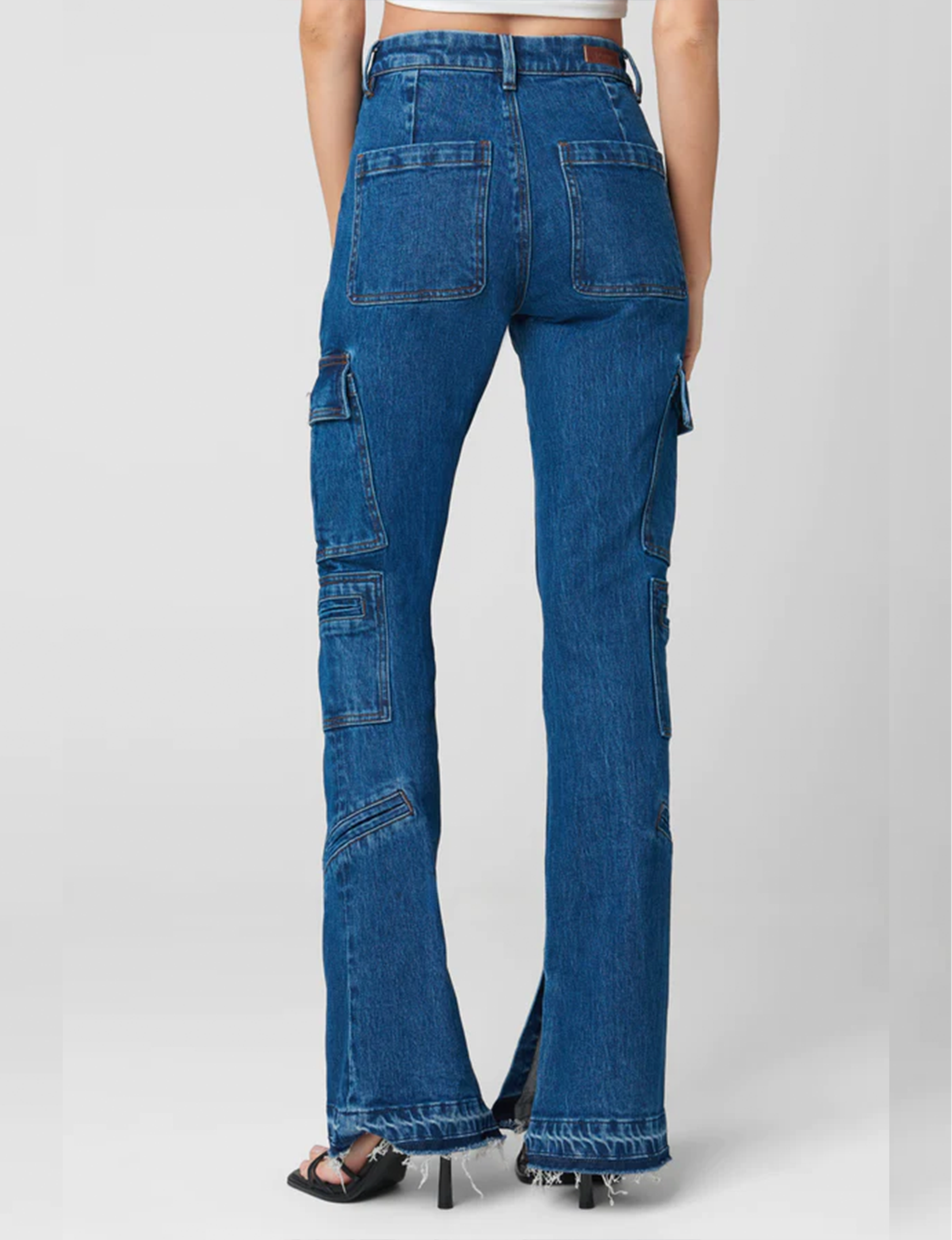 Boot Cut Cargo Pant With Slit, Going Places