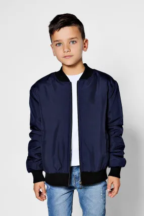 Boys Padded Bomber Jacket