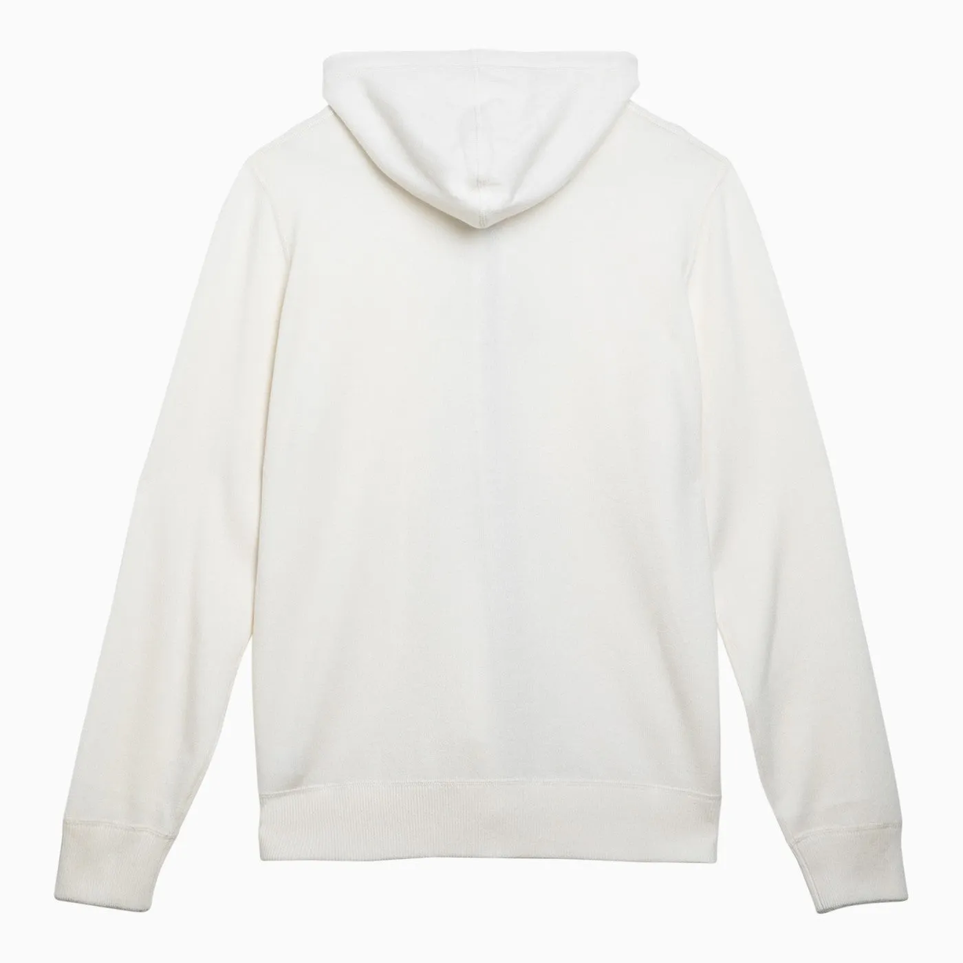 Brunello Cucinelli    Brunello Cucinelli Ivory Cashmere Zipped Hoodie