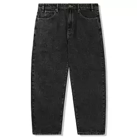 Butter Goods Applique Denim Jeans Acid Black