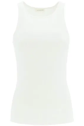 By malene birger ribbed organic cotton tank top Q71679002Z SOFT WHITE