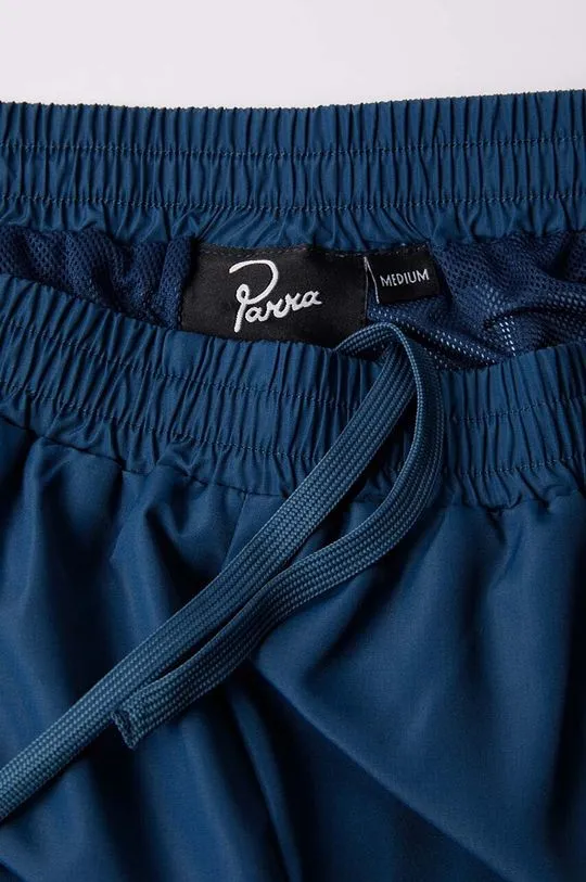 by Parra trousers Sweat Horse Track Pants navy blue color 51237