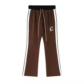 Campus Academy Flare Corduroy Track Pants In Brown