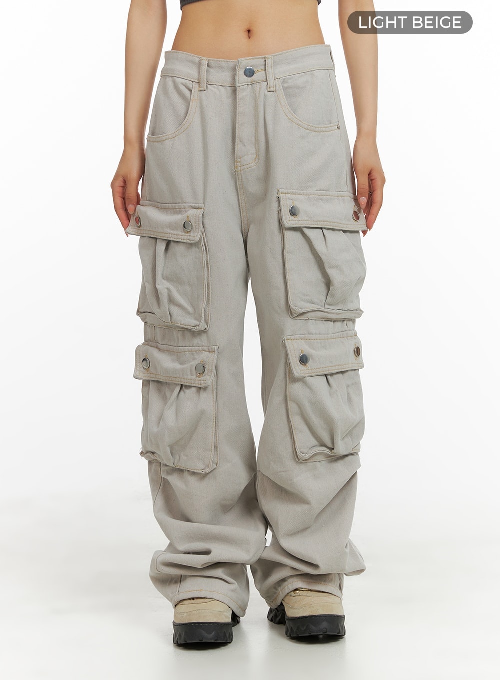 Cargo Pocketed Baggy Pants CM426