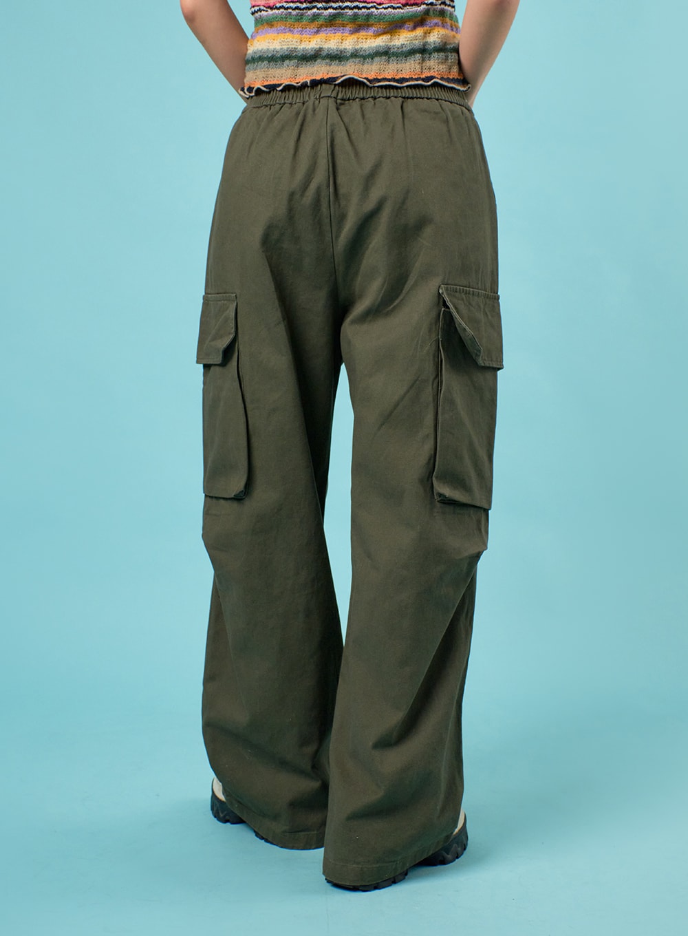 Cargo Wide-Leg Pants IJ430