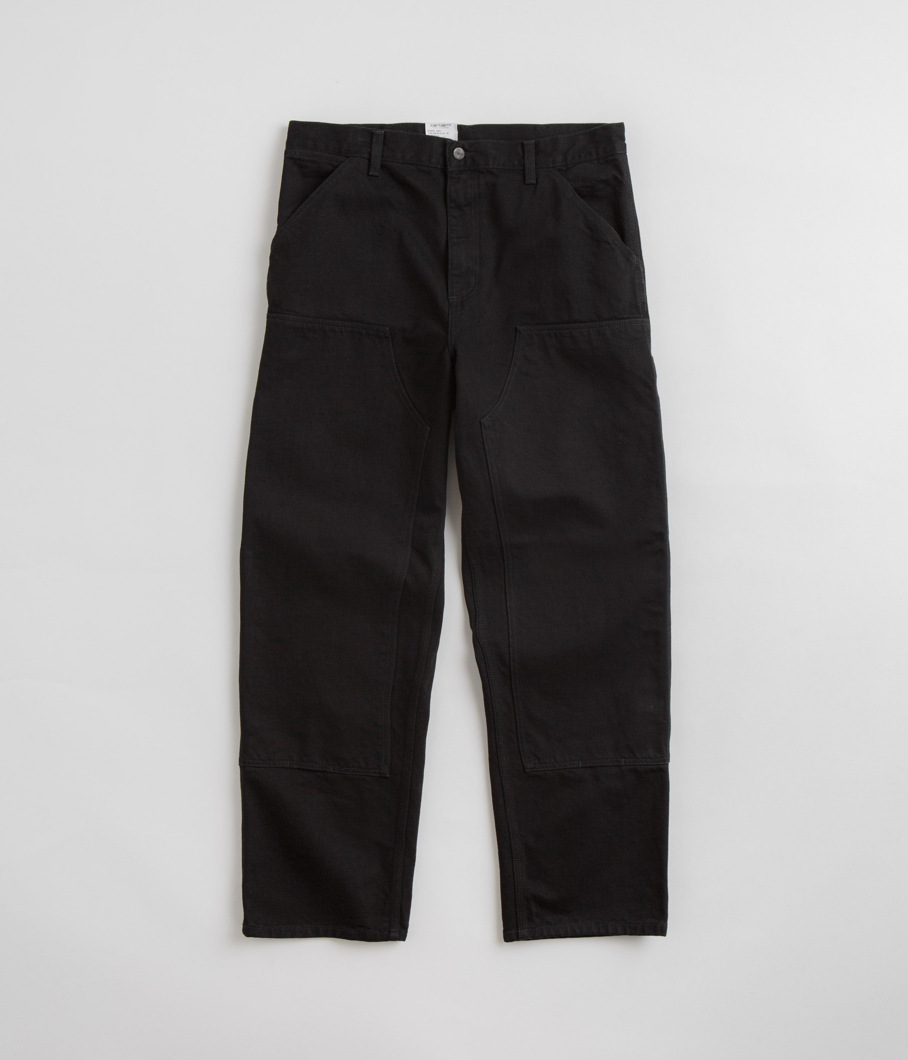 Carhartt Denim Double Knee Pants - Black Rinsed