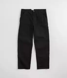 Carhartt Denim Double Knee Pants - Black Rinsed