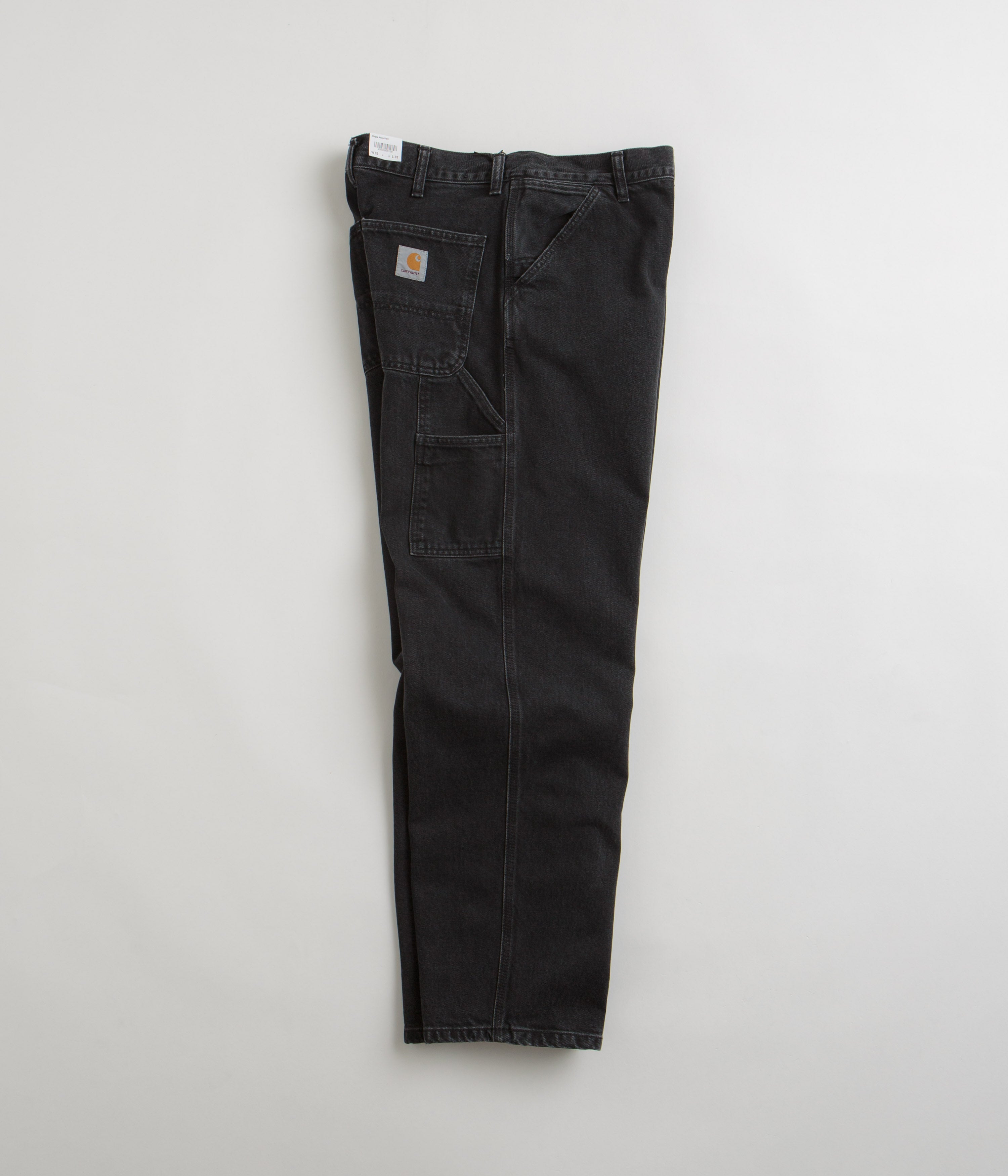 Carhartt Denim Single Knee Pants - Black Stone Washed