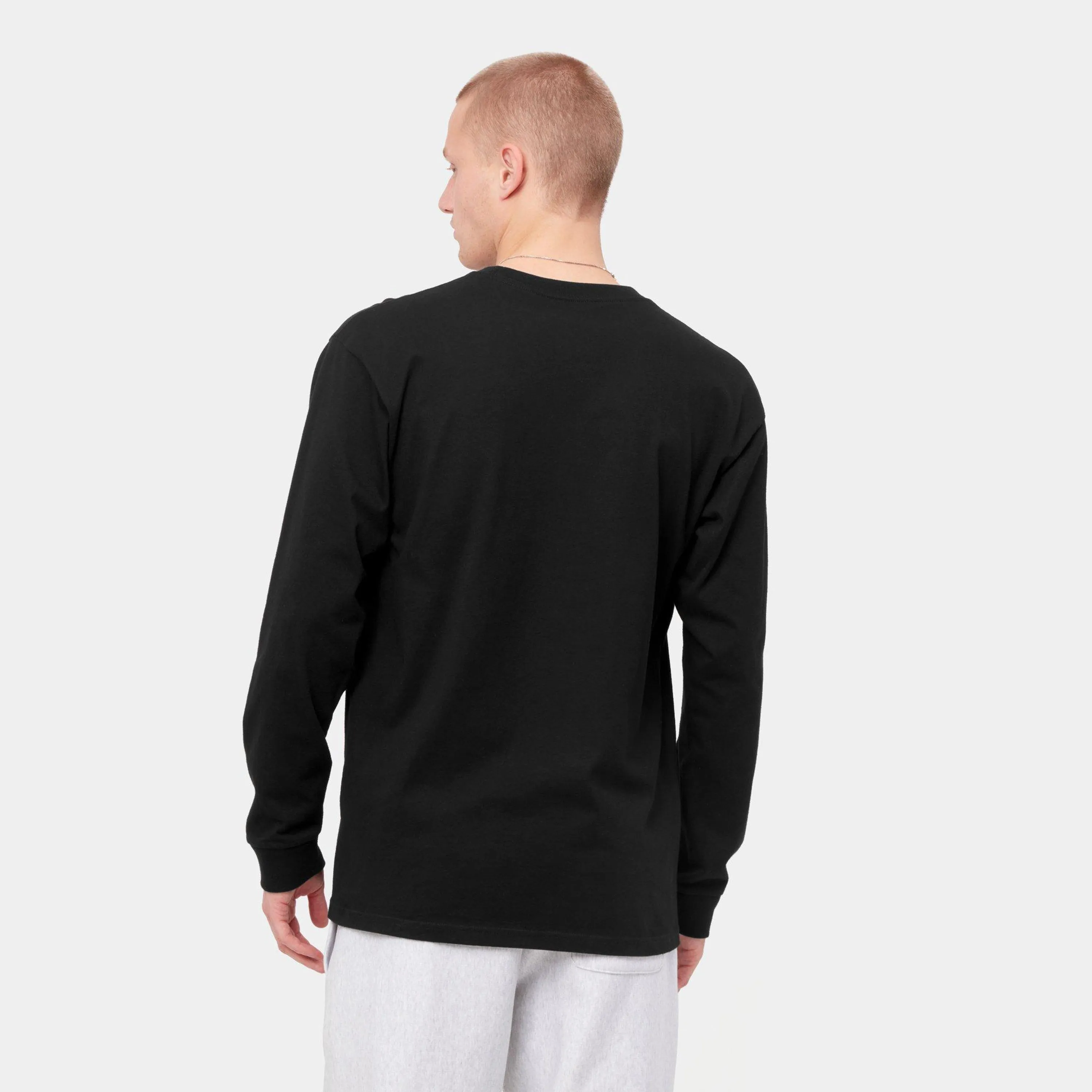 Carhartt Long Sleeve Chase T Shirt Black / Gold