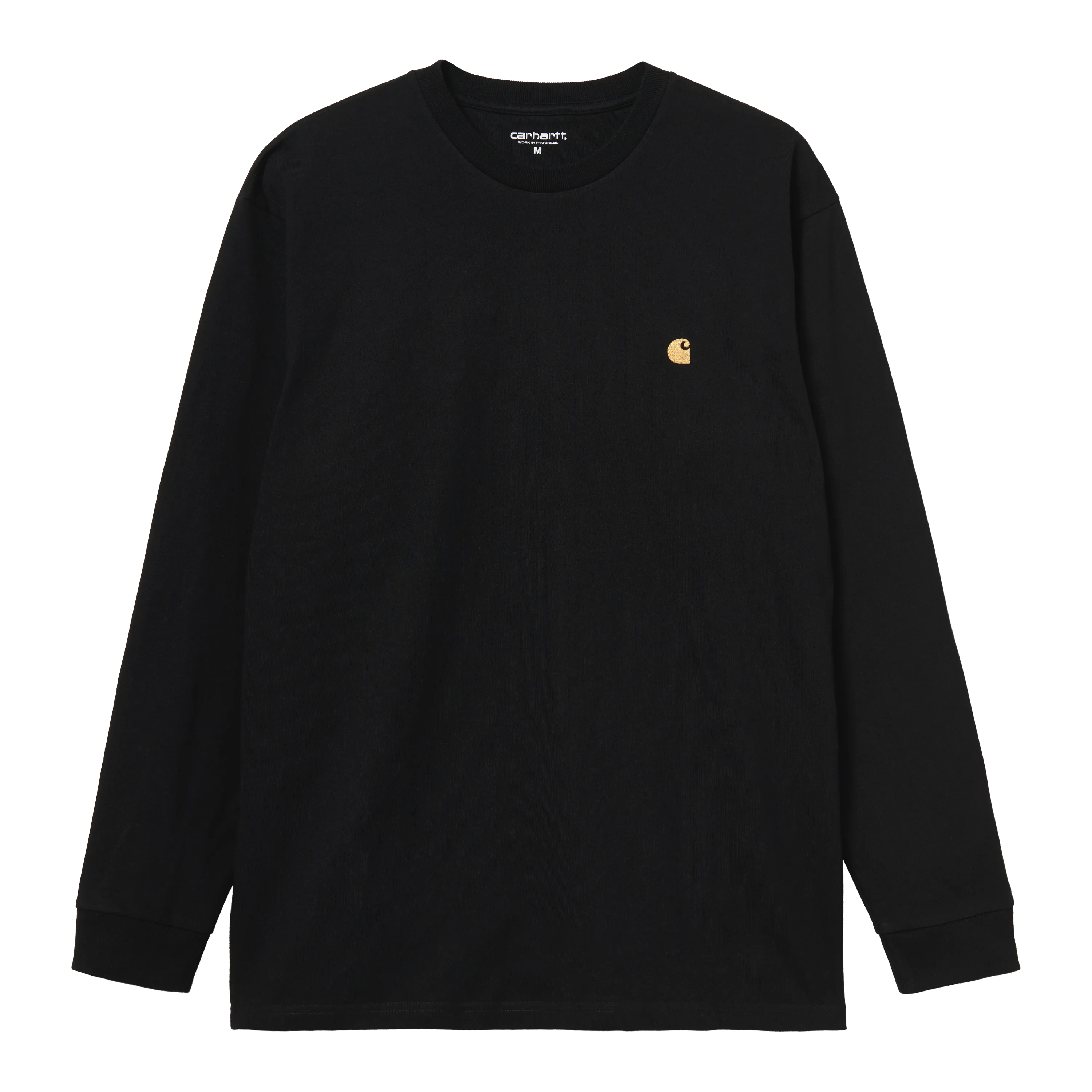 Carhartt Long Sleeve Chase T Shirt Black / Gold