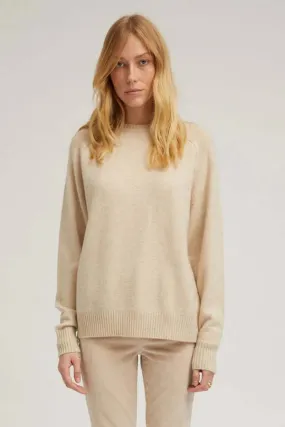 Cashmere Boyfriend Sweater - Oyster