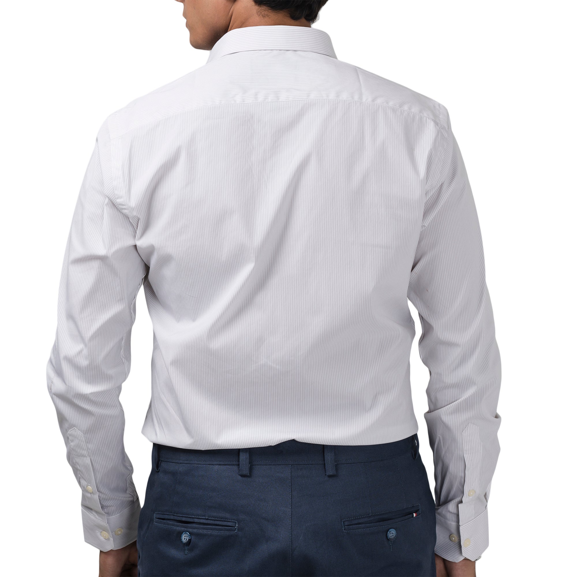 Classic Grey/White Formal Shirt