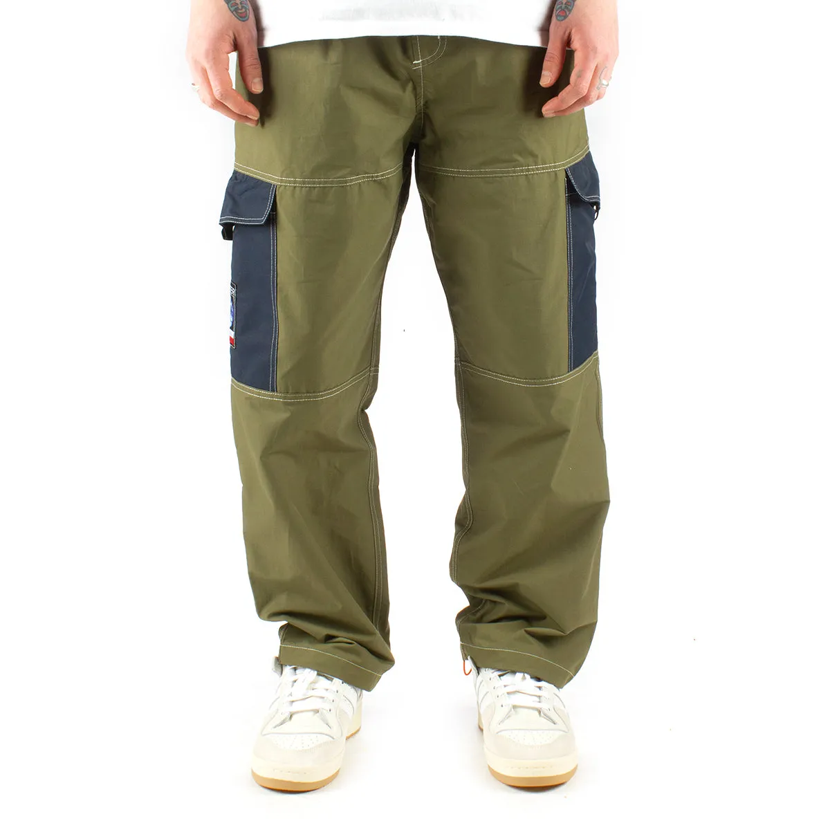 Contrast Cargo Pants