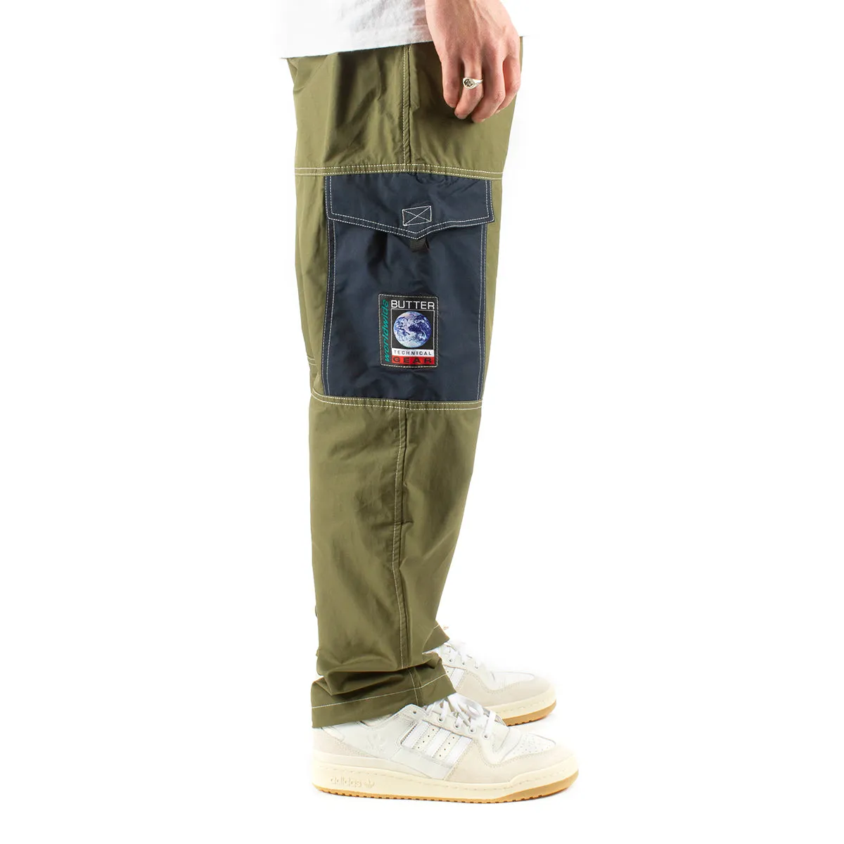 Contrast Cargo Pants