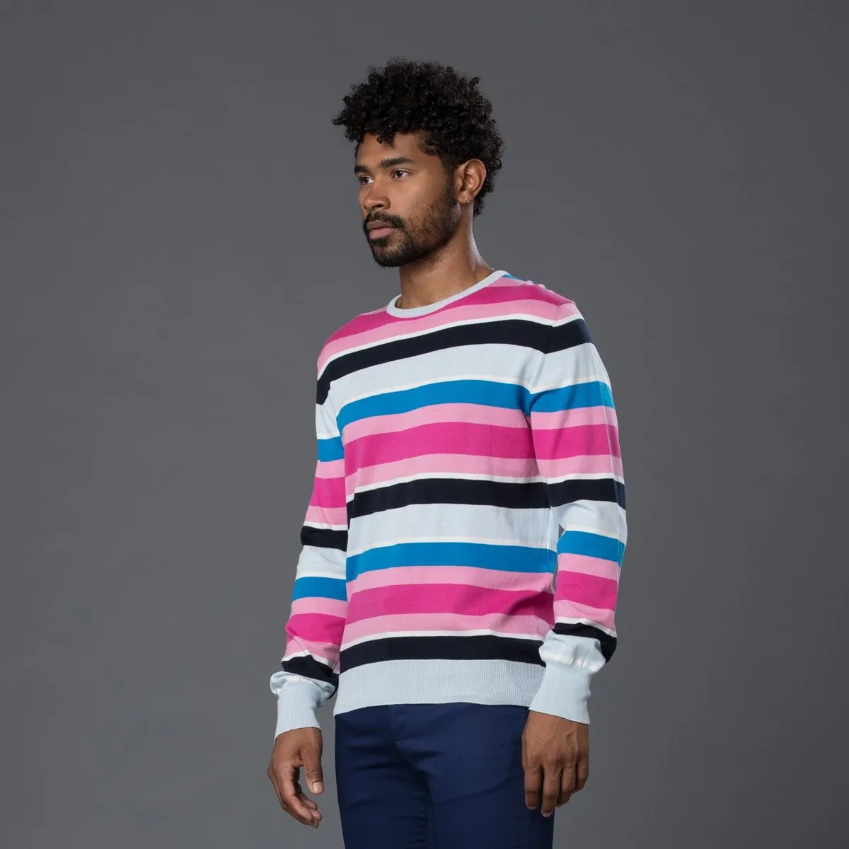 Crew Neck Sweater - Multi