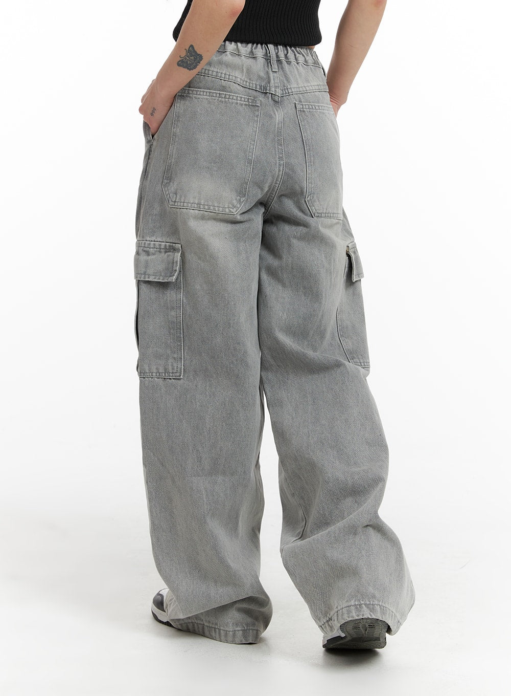 Denim Cargo Pants IF426