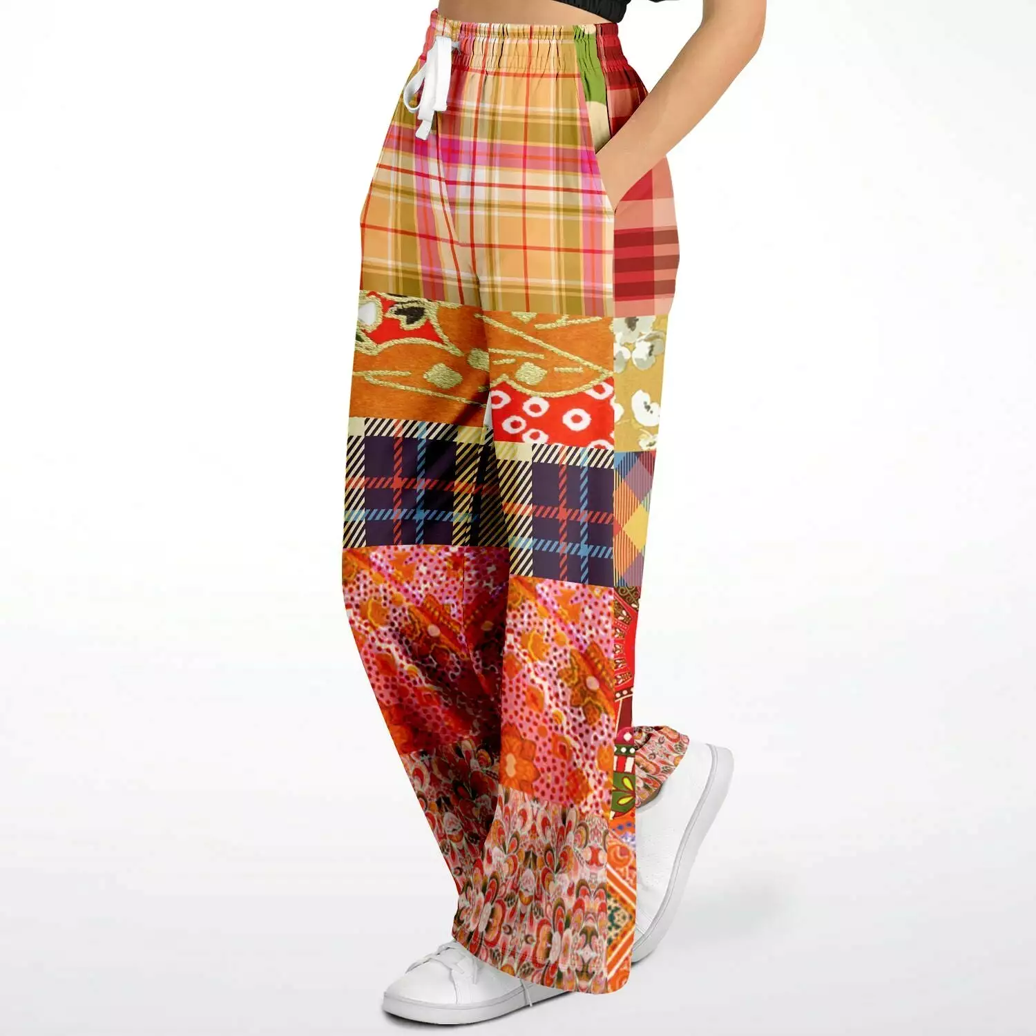 Devine Sublime Eco-Poly Stretchy Phat Bellbottoms