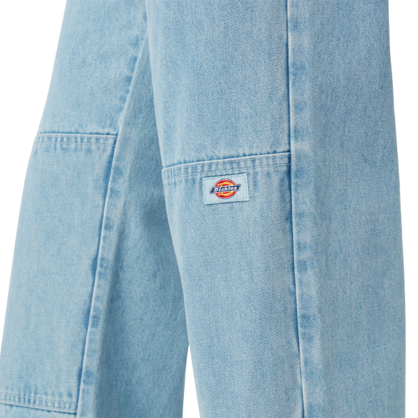 Dickies Loose Fit Double Knee Jeans - Light Denim