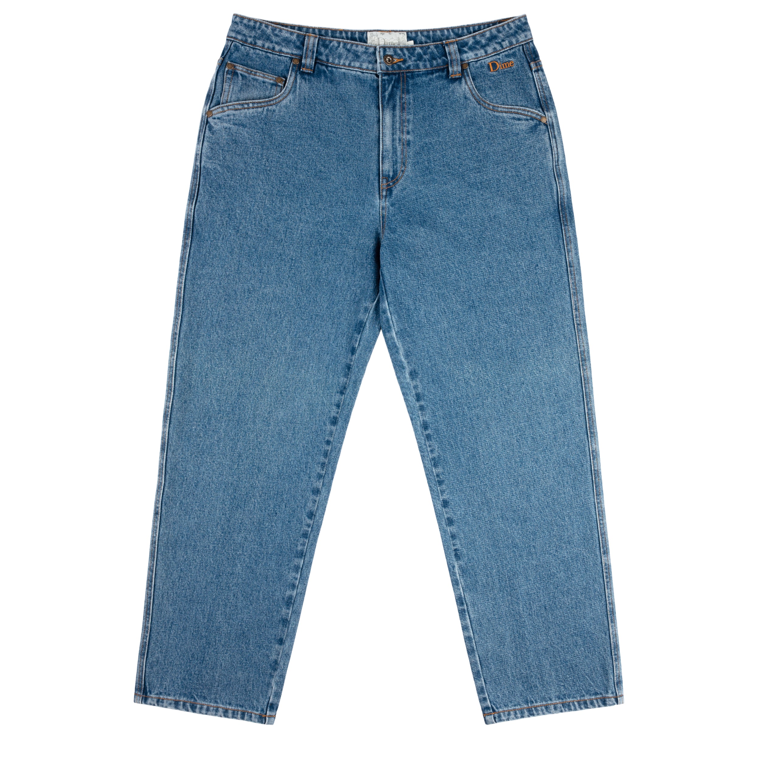 Dime Classic Relaxed Denim Pants - Indigo Washed