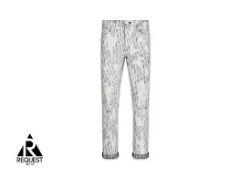 Dior Oblique Kasuri Monogram Jeans Grey/White