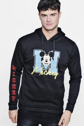 Disney Mickey Over The Head Hoodie | boohooMAN UK