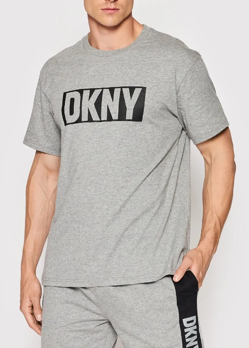 DKNY Bandits Crew Neck T-Shirt Grey Marl