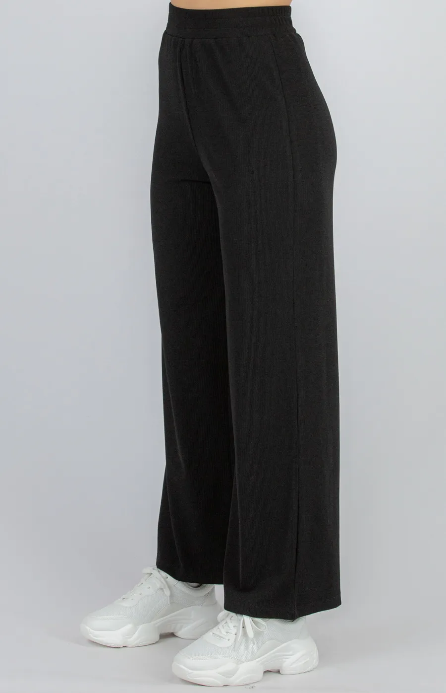 Drape Jersey Rib Pants (SPA376A)