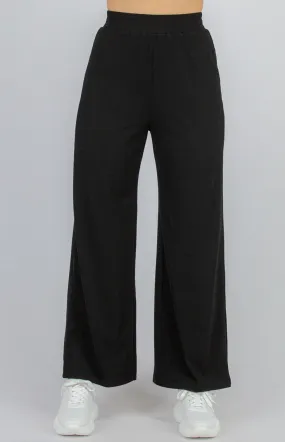 Drape Jersey Rib Pants (SPA376A)