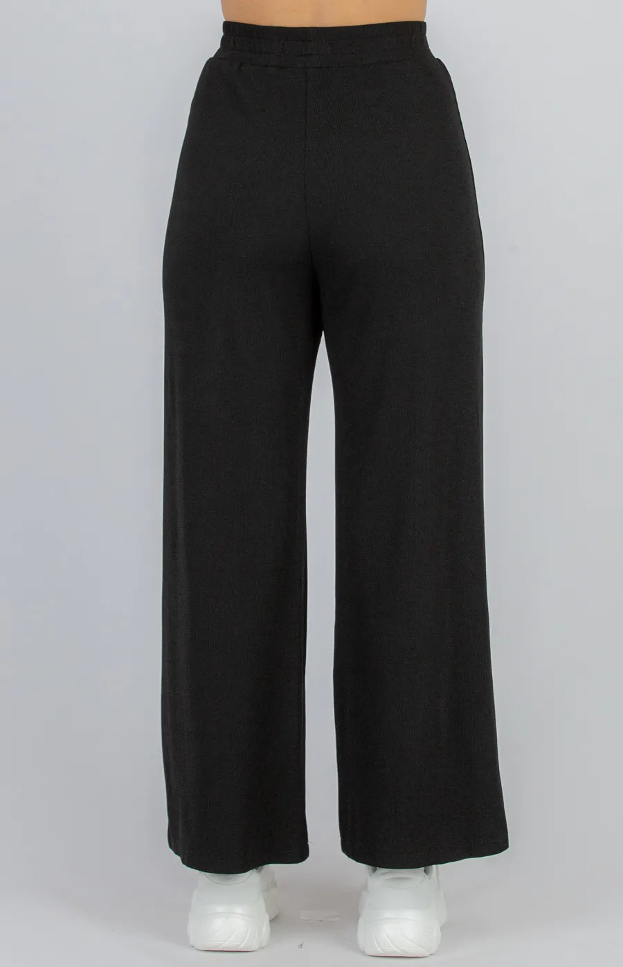 Drape Jersey Rib Pants (SPA376A)