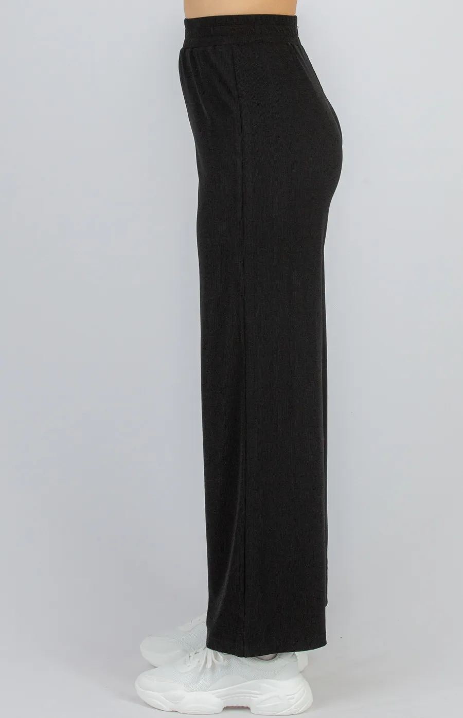 Drape Jersey Rib Pants (SPA376A)