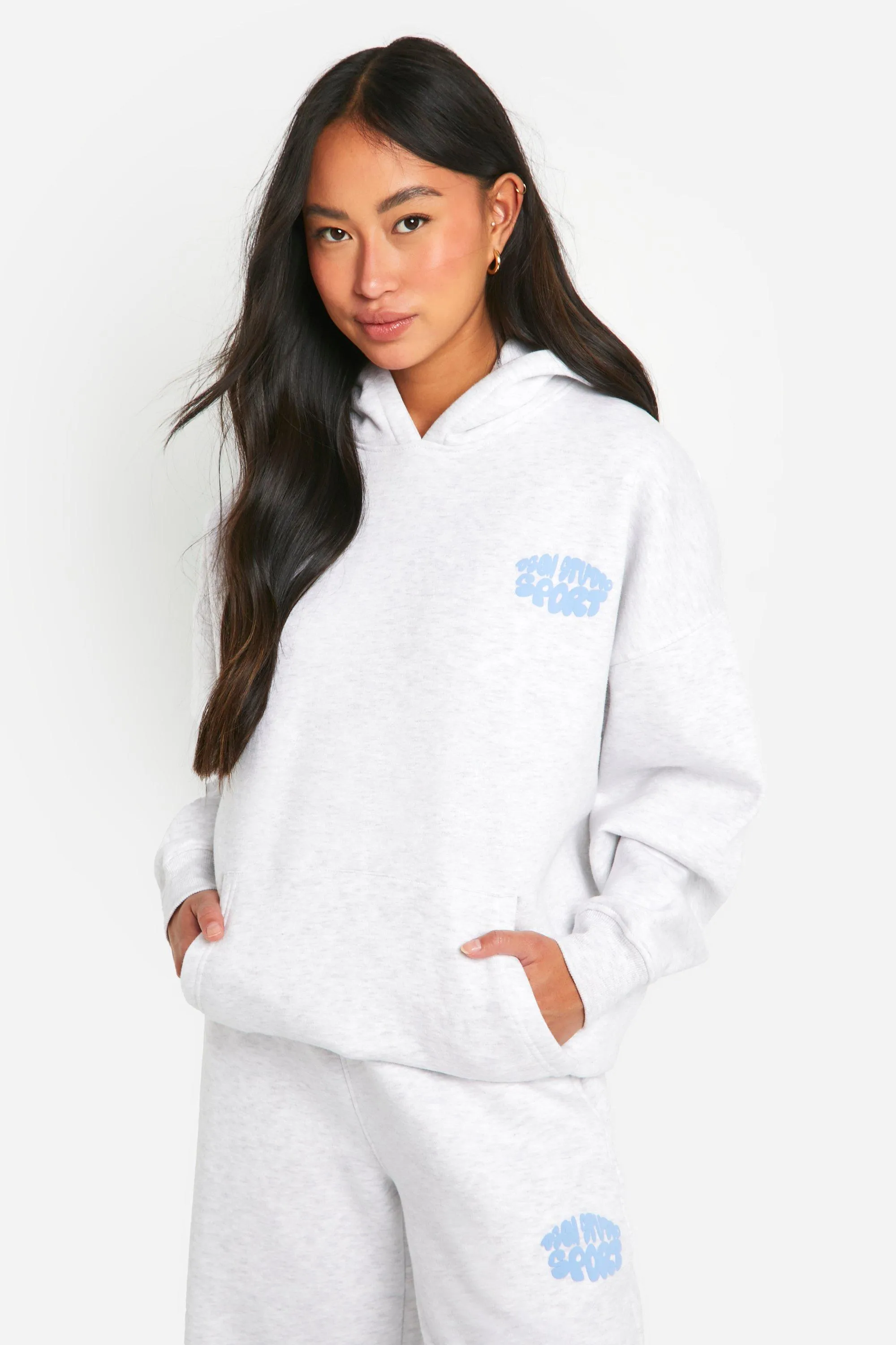 Dsgn Studio Bubble Sports Club Oversized Hoodie