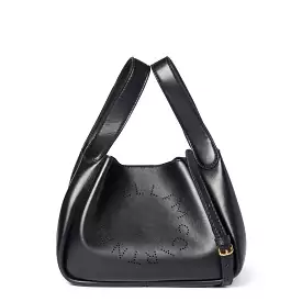 Dumpling Logo  Shoulder, Black