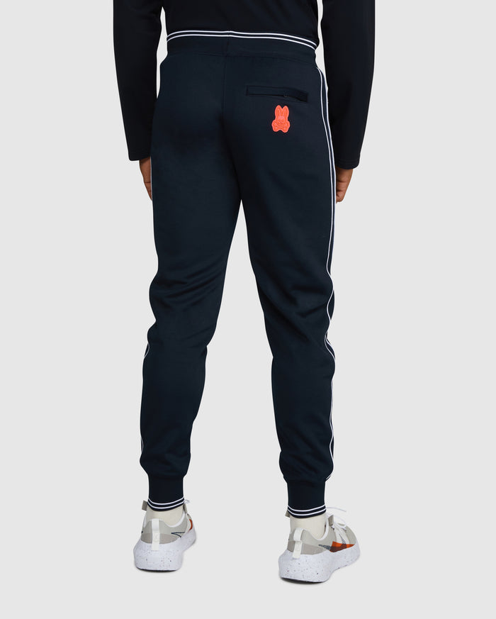 EATON TRACK PANTS NAVY/PINK