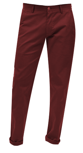 EJ Samuel Burgundy Chino Long Pants CHL01